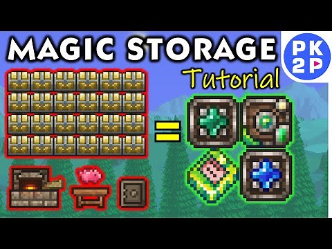 The mod that makes our lives EASIER! ELIMINATE CHESTS with MAGIC STORAGE! Everything about Storage!