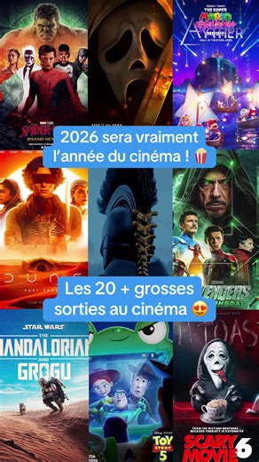 Top 20 des sorties cinéma 2026 : Événements à ne pas manquer