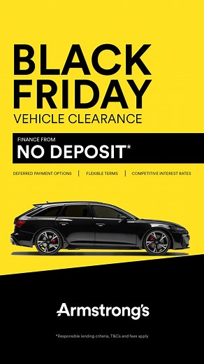 Armstrong’s Black Friday Vehicle Clearance is on now, and it is your...