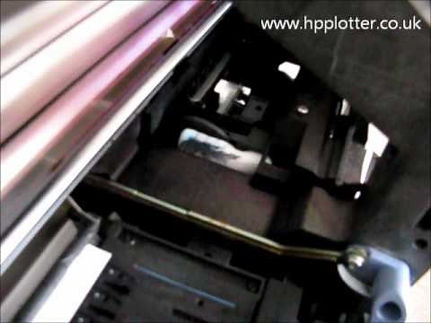 DesignJet 500 repair 21:10 (21.10) error code - repair advice by HP Plotter
