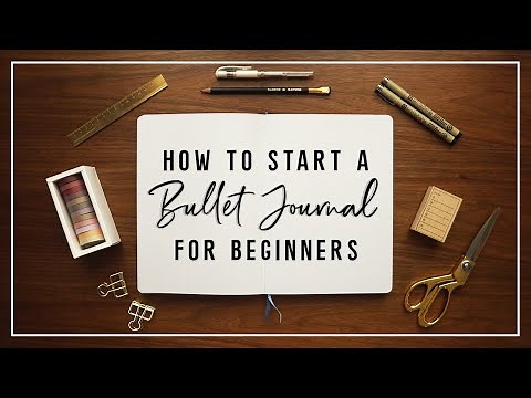 How To Start a Bullet Journal for Beginners!