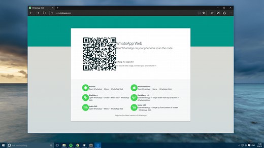 WhatsApp Web already works on Edge - here's how to enable it