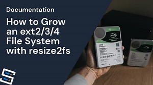 How to Grow an ext2/3/4 File System with resize2fs