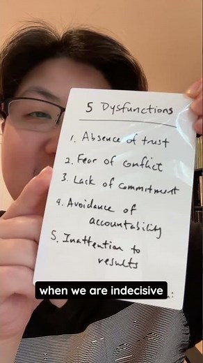5 dysfunctions of a team