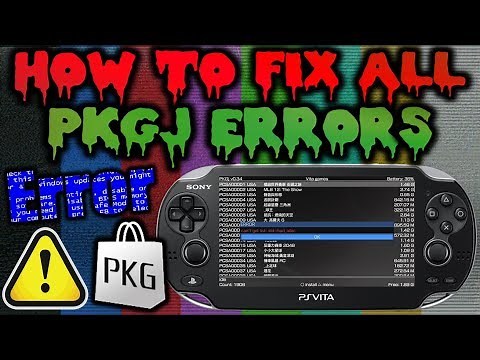 How To Fix All PKGJ Errors!