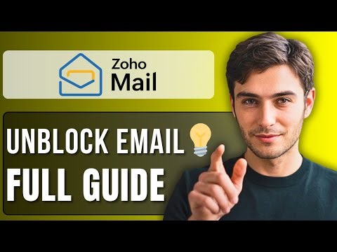 How to Unblock Email in Zoho Mail | Step-by-Step Tutorial