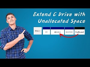 How to Extend C Drive with Unallocated Space (Windows 10 & 11) – Easy Method!