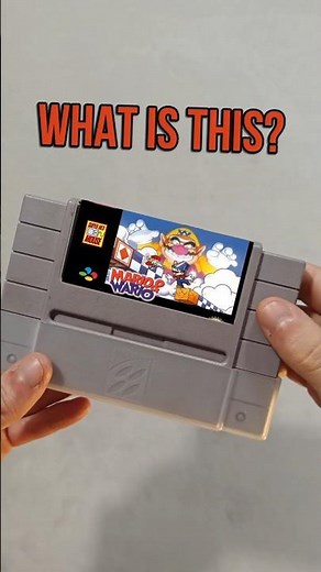 What is Mario and Wario for Super Nintendo SNES #retrogames #nintendo #superfamicom