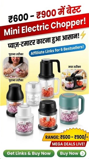 Top 5 Best Electric Vegetable Choppers in India (2026)#shorts