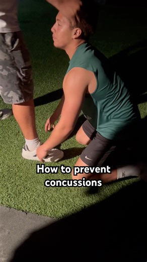 Concusion prevention exercise #shorts #football #concussion