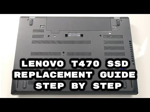 Lenovo T470 SSD Replacement Guide Step By Step!!