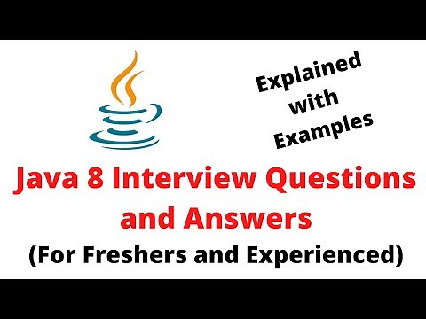 Java 8 Interview Questions and Answers ( Demonstrated with Live Examples)