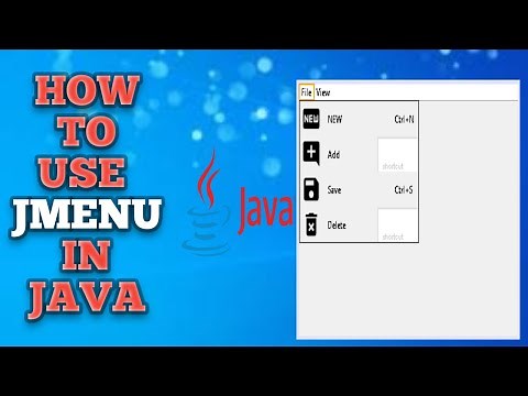 How to use Menu in Java netbeans | Java Swing JMenu | JMenu | Java Menu