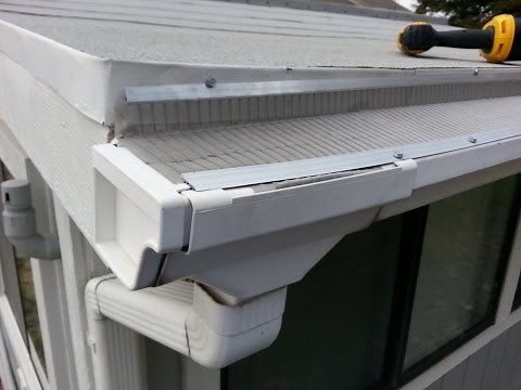 EasyOn Gutterguard: Installing on plastic gutters
