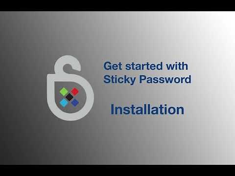 Get started with Sticky Password - Installation
