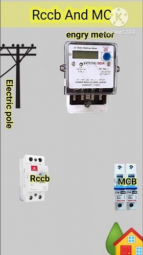 ⚡ mcb and rccb connection ✔️ how to rccb wiring connection diagram #wiring #electrical #shorts