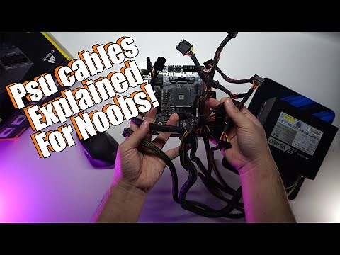 Psu cables explained for beginners