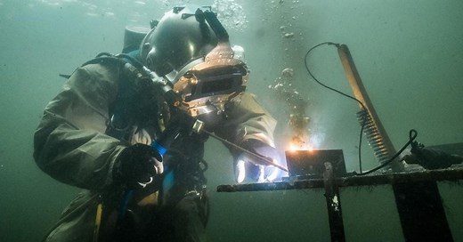 Underwater welding: one of the most dangerous occupations in the world
