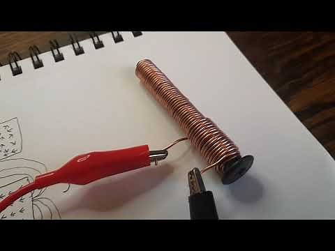 How to magnetize metal (making a permanent magnet)