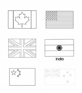 Top 10 Free Printable Country And World Flags Coloring Pages Online