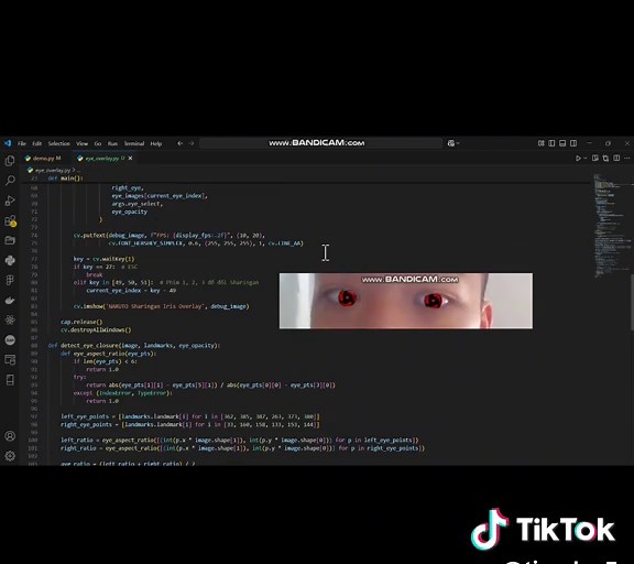 Creating a Sharingan Eye Overlay Using Python