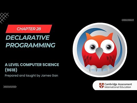 AS & A Level Computer Science (9618) - Chapter 28: Declarative Programming Prolog (Live Coding)