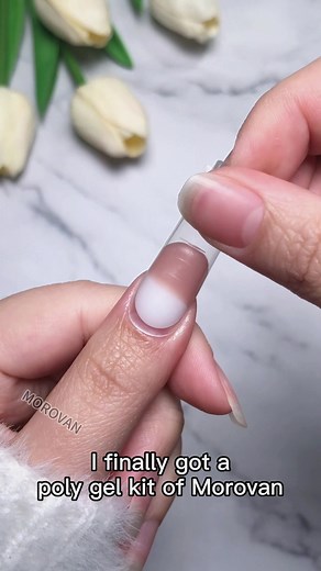Easy and Professional Morovan Polygel Nails Tutorial