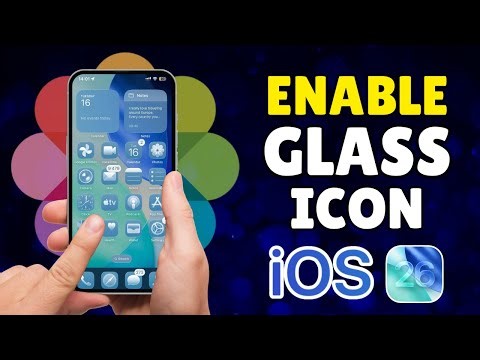 How to Enable Transparent Glass Icons on iPhone iOS 26 (Make Your Home Screen Look Modern)