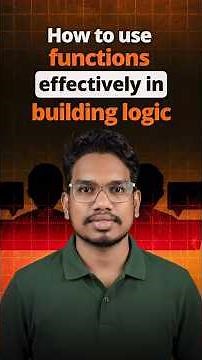 Use Functions Smartly to Build Strong Coding Logic | Python Functions | Python Life