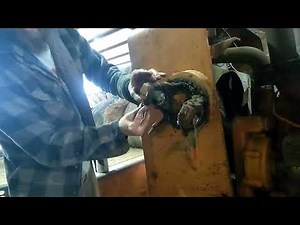 case 450 dozer engine is on the ground!