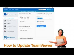 how to update TeamViewer