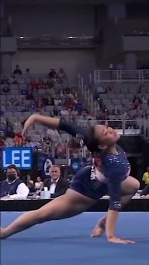 USA Olympian Suni Lee's floor routine at 2022 NCAA championships 🥇 #shorts