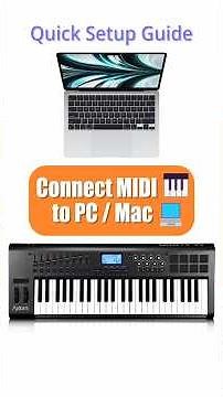 How to Connect a MIDI Keyboard to PC or Mac