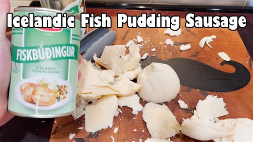 Taste of Iceland Inside the Fish Pudding Sausage