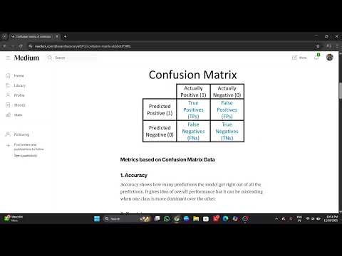 Confusion Matrix Explained | Machine Learning Evaluation Metric