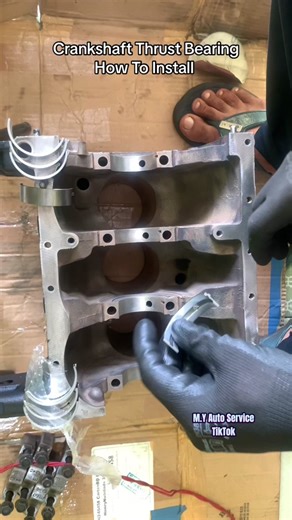 Step-by-Step Guide on Crankshaft Thrust Bearing Installation