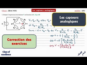 Correction des Exercices des capteurs analogiques