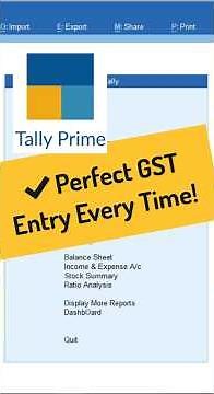 📘 Purchase Entry with GST in Tally Prime 💡 | Fast & Easy Tally Tutorial!