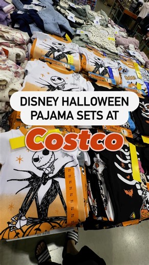 726K views · 4K reactions | Disney Halloween pajama sets just dropped at Costco!  Featuring Jack Skellington, Bluey, and Minnie Mouse—perfect for cozy fall nights and spooky season fun. | Discovering Costco | Facebook