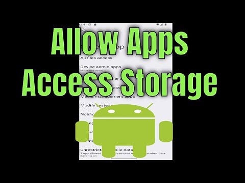 How to Allow Apps to Access the Storage Android Device [2025]
