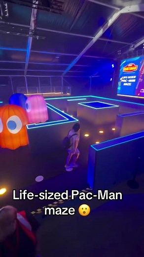 Life-Sized Pac-Man Maze Challenge