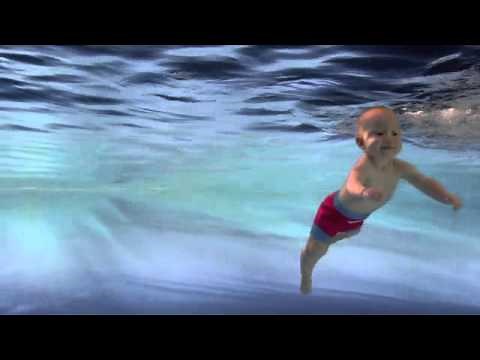 Secret Life of Babies: babies swimming underwater