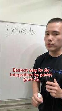 How to do integration by parts using the DI method (2nd stop)