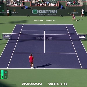 58K views · 1K reactions | Watch the Game Highlights from Aryna Sabalenka vs. Lucia Bronzetti from the 2025 BNP Paribas Open. | WTA | Facebook