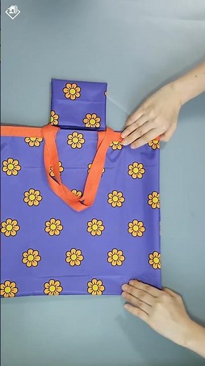 Quick and Easy sewing tips/ foldable grocery bag / shopping bag tutorial #sewingtutorial