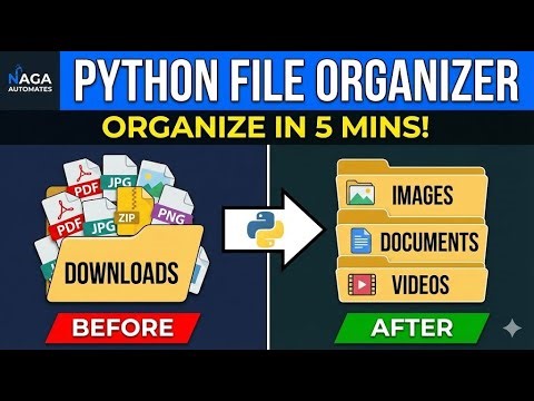 Automate Your Files with Python in 5 Minutes (Beginner Script)