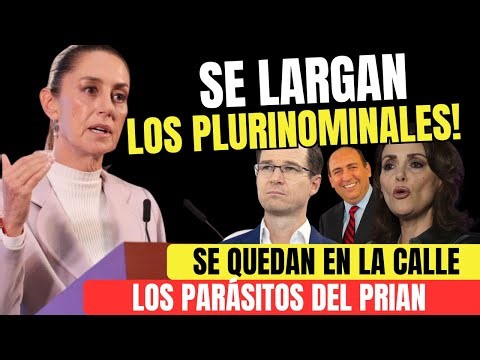 Claudia CONFIRMA que se VAN los PLURIS