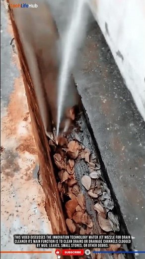 Innovation Technology Jet Nozzle: Automated Drain Cleaner, Efficient & Thorough.