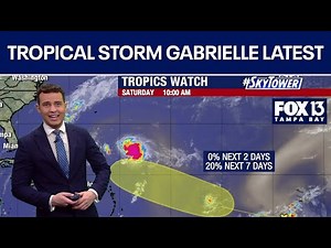 Tropical Storm Gabrielle expected to grow into hurricane, steer clear of U.S.