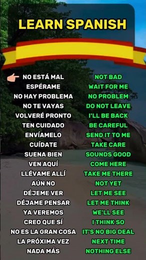 Learn Spanish